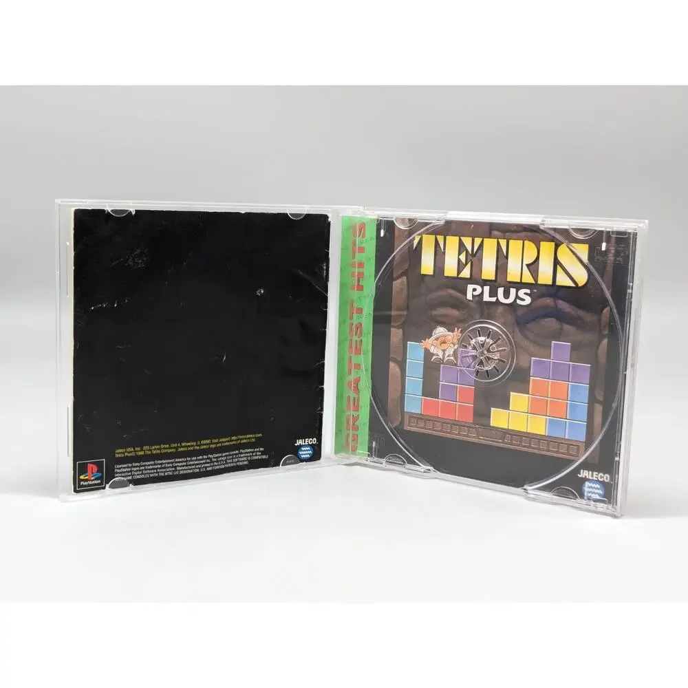 Tetris Plus PlayStation 1 Replacement Jewel Case & Manual Only No Game